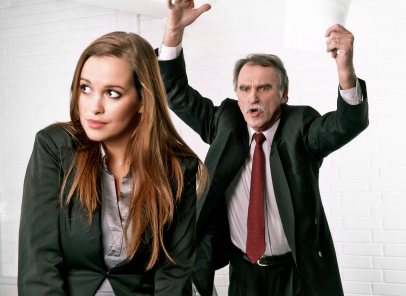 Why won't you accept my follower request!?!?! Angry Twitter Boss